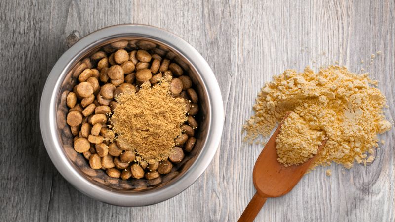 kibbles with chicken bone broth powder