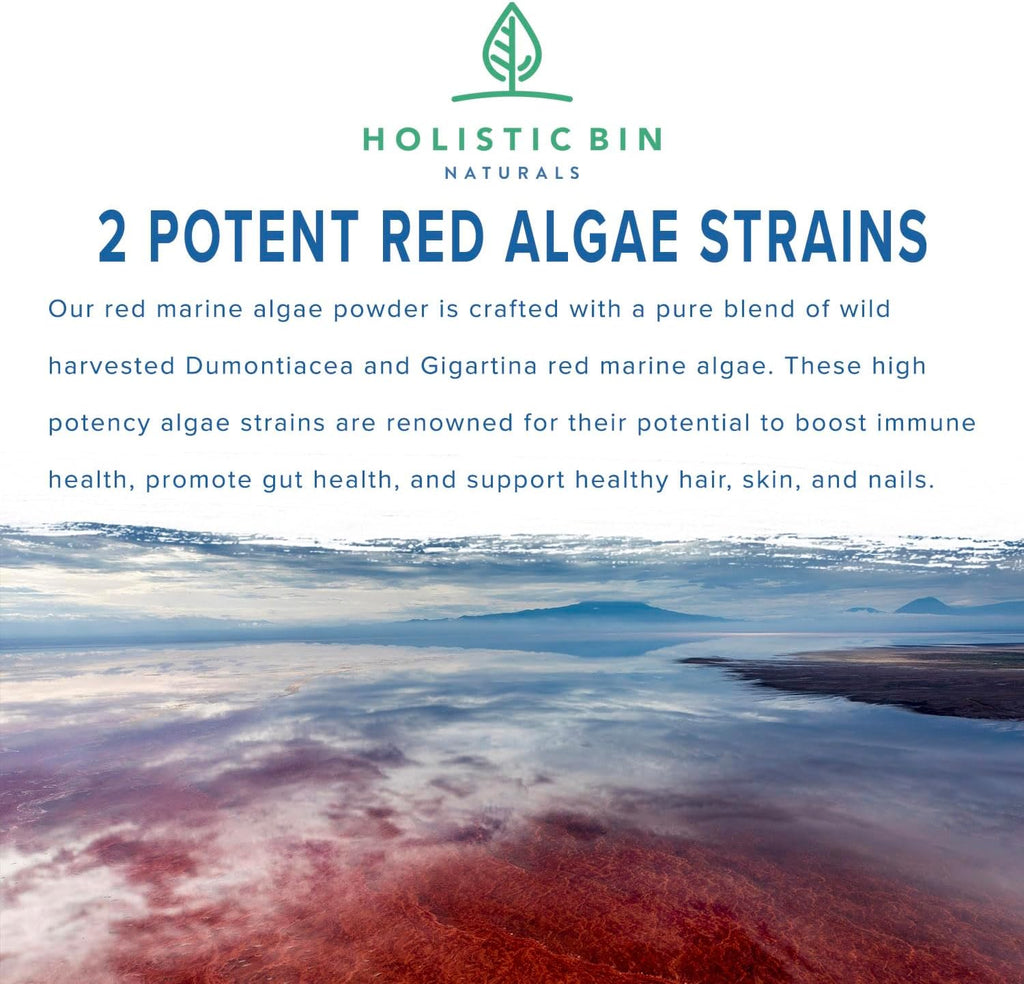 Red Marine Algae (Gigartina and Dumontiacea) Powder - 30 Gram