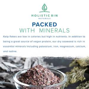 Organic Nordic Seaweed Flakes (Red Dulse, Black Nori Laver, Green Sea Lettuce) - 50 Grams