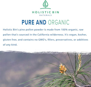 Wild-Harvested Canadian Lodgepole/Ponderosa/California Ghost Pine Pollen Powder - 20 g
