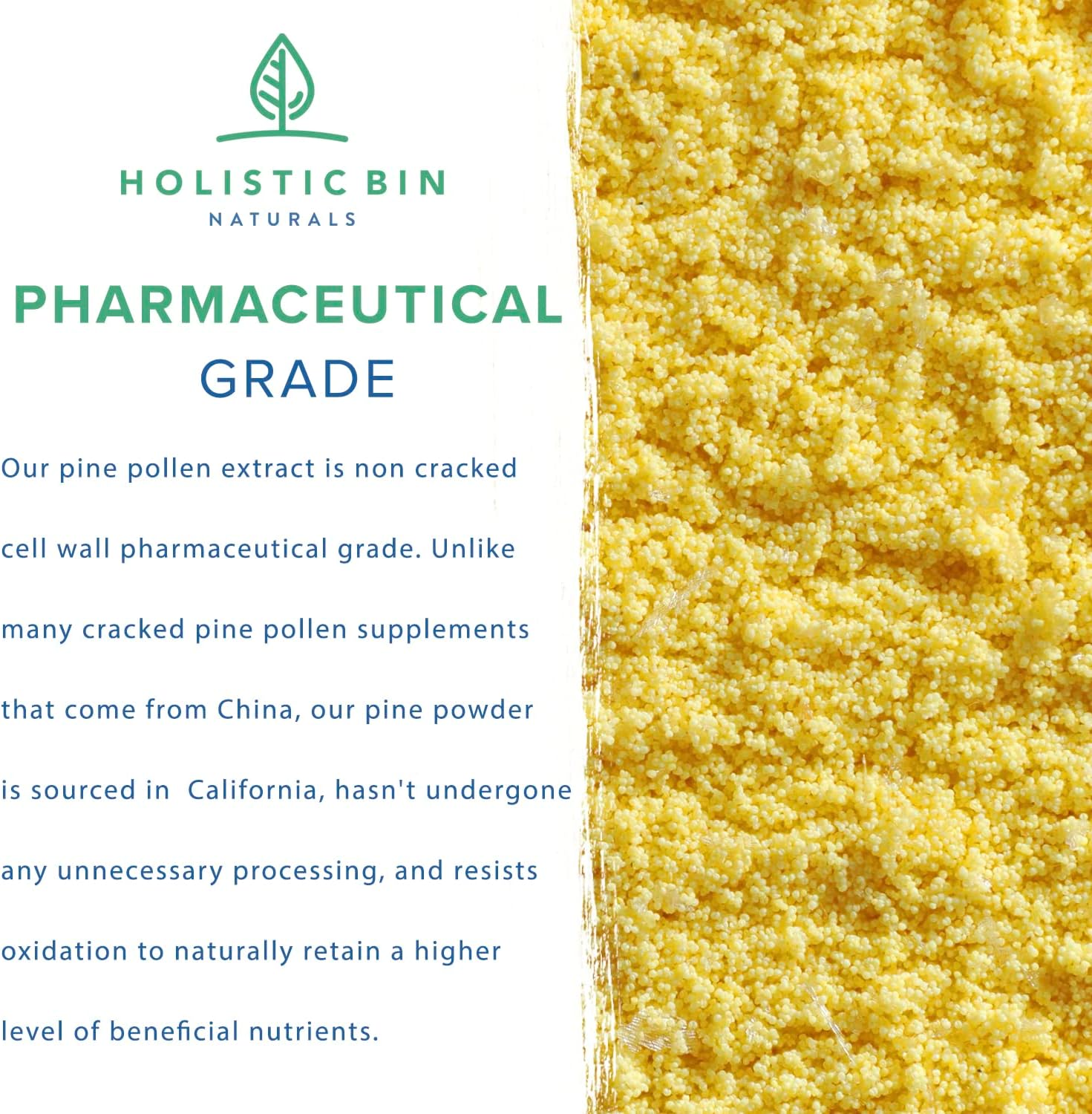 Wild-Harvested Canadian Pine Pollen Powder - 20 grams