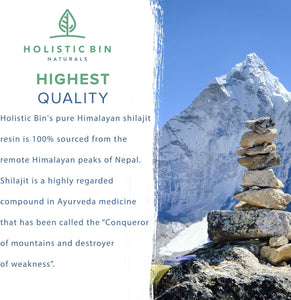 Purest Himalayan Shilajit Resin - 10 Grams or 30 Grams