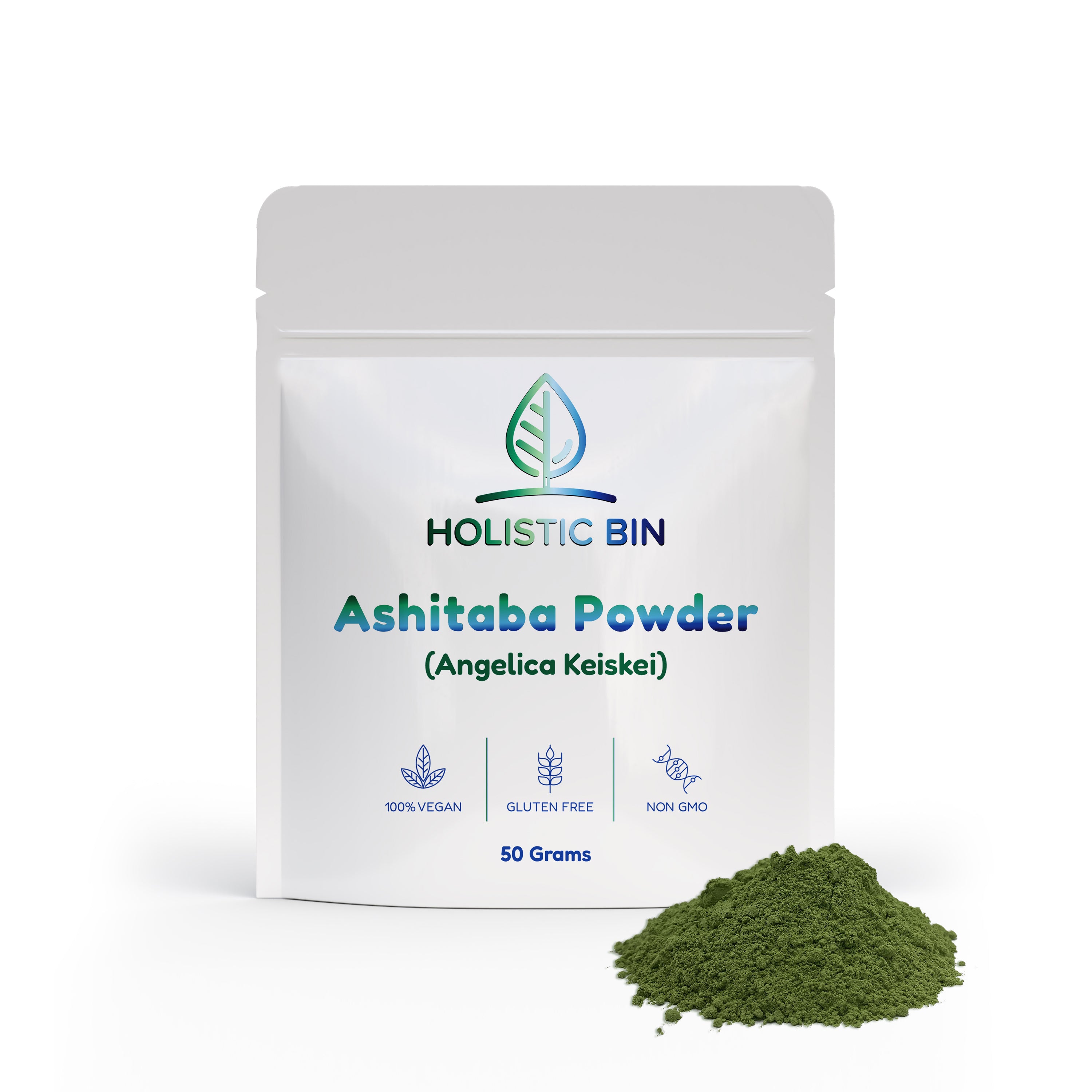 Pure Japanese Ashitaba Powder (Angelica Keiskei) | Organic Green Superfood Leaf Powder | 50g