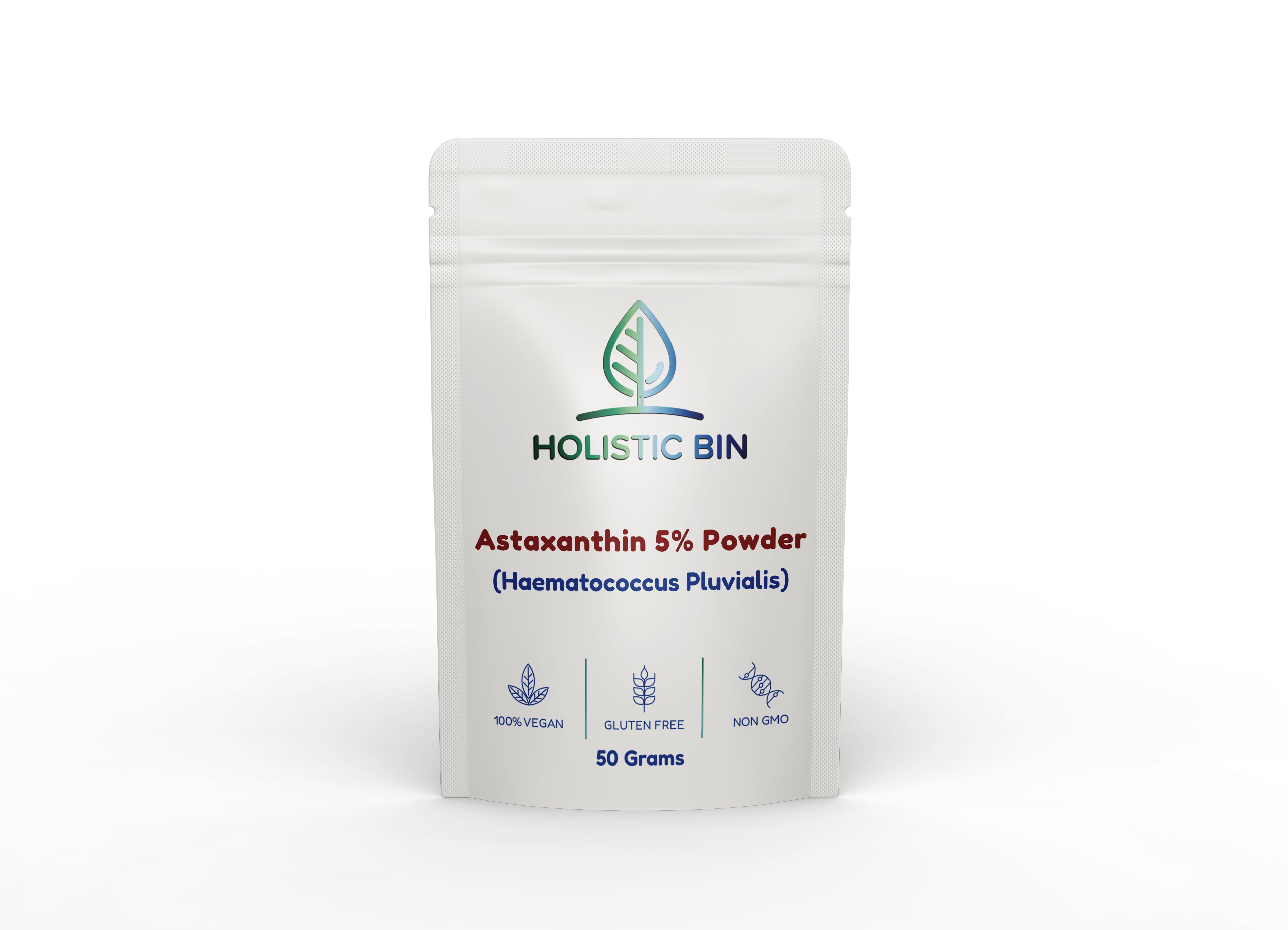 Pure Astaxanthin (Haematococcus Pluvialis Powder) - 5% Astaxanthin Powder, Natural Microalgae Extract Supplement, Astaxanthin Algae, Smoothie & Drink Mix, Daily Nutrition, Plant-Based Wellness - 25g