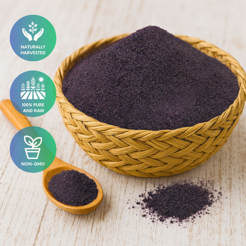 Raw sun dried Celtic Sea Moss powder with fine 60 mesh texture for smoothies broths and pantry recipes