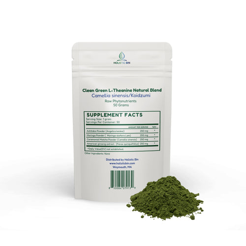 Clean Green L-Theanine Natural Blend, 50 Grams