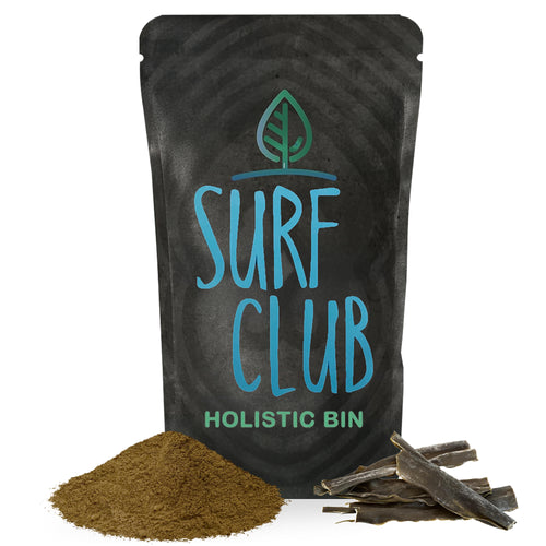 Fermented Kombu Kelp Powder in 30 gram pouch made from Saccharina japonica sourced from Hokkaido Japan