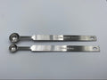 Stainless Steel Set of Serving/Portion Spoons -  (Half/One Gram,  1/4 & 1/2 Tsp)