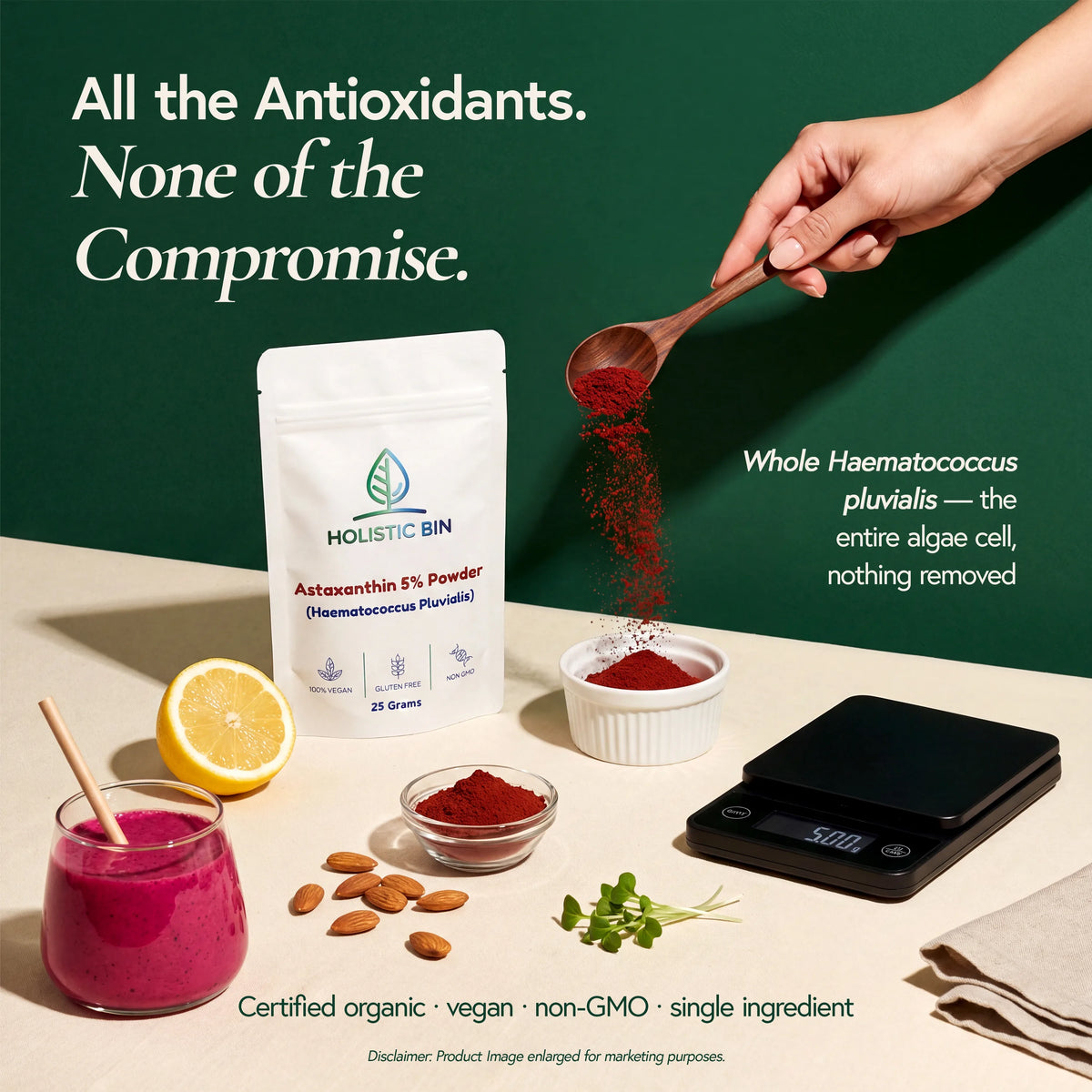Pure Astaxanthin Powder 5% 25grams