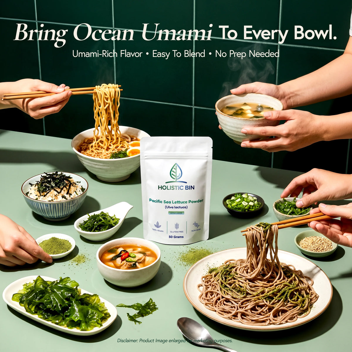 Pacific Sea Lettuce Powder (Ulva lactuca)