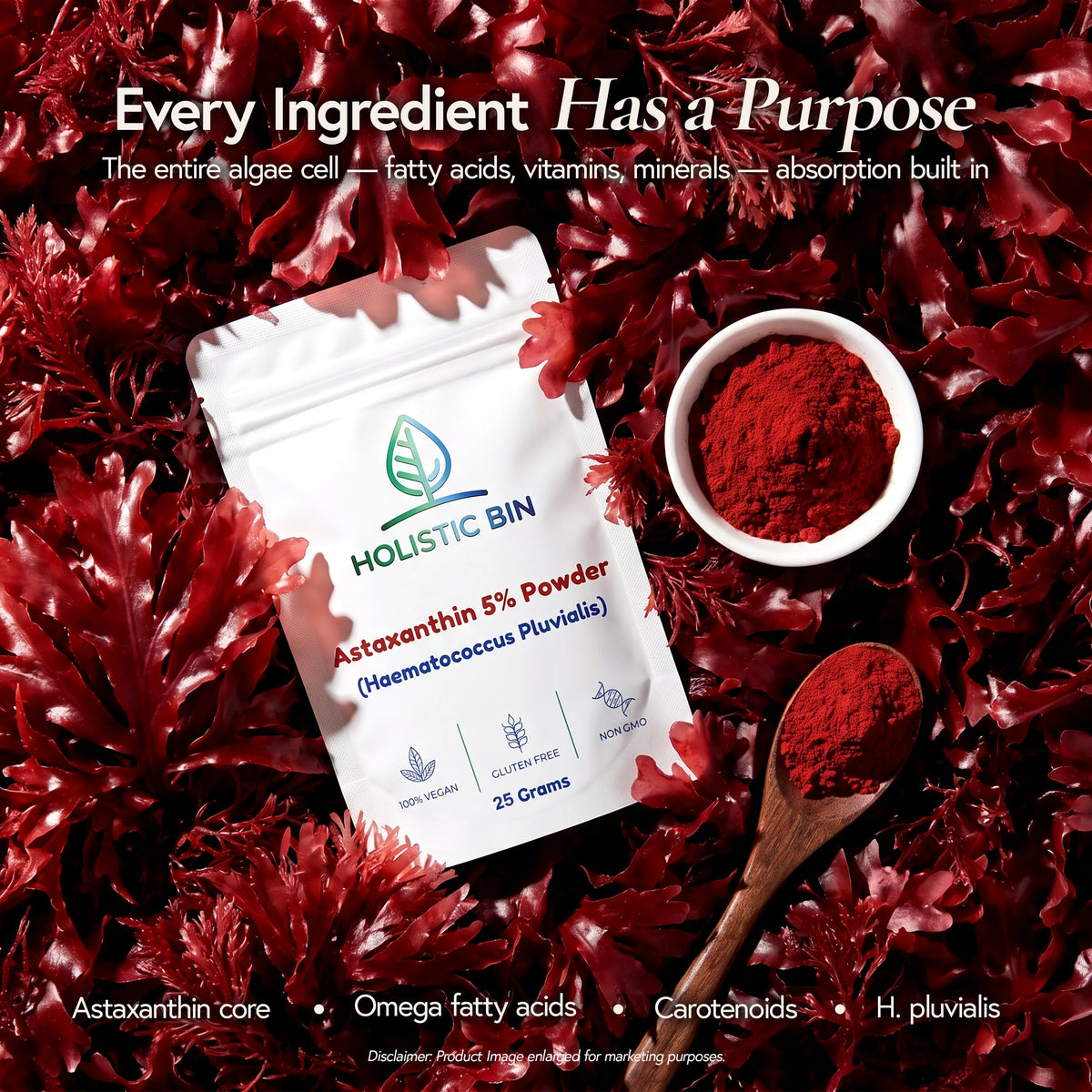 Pure Astaxanthin Powder 5% 25grams