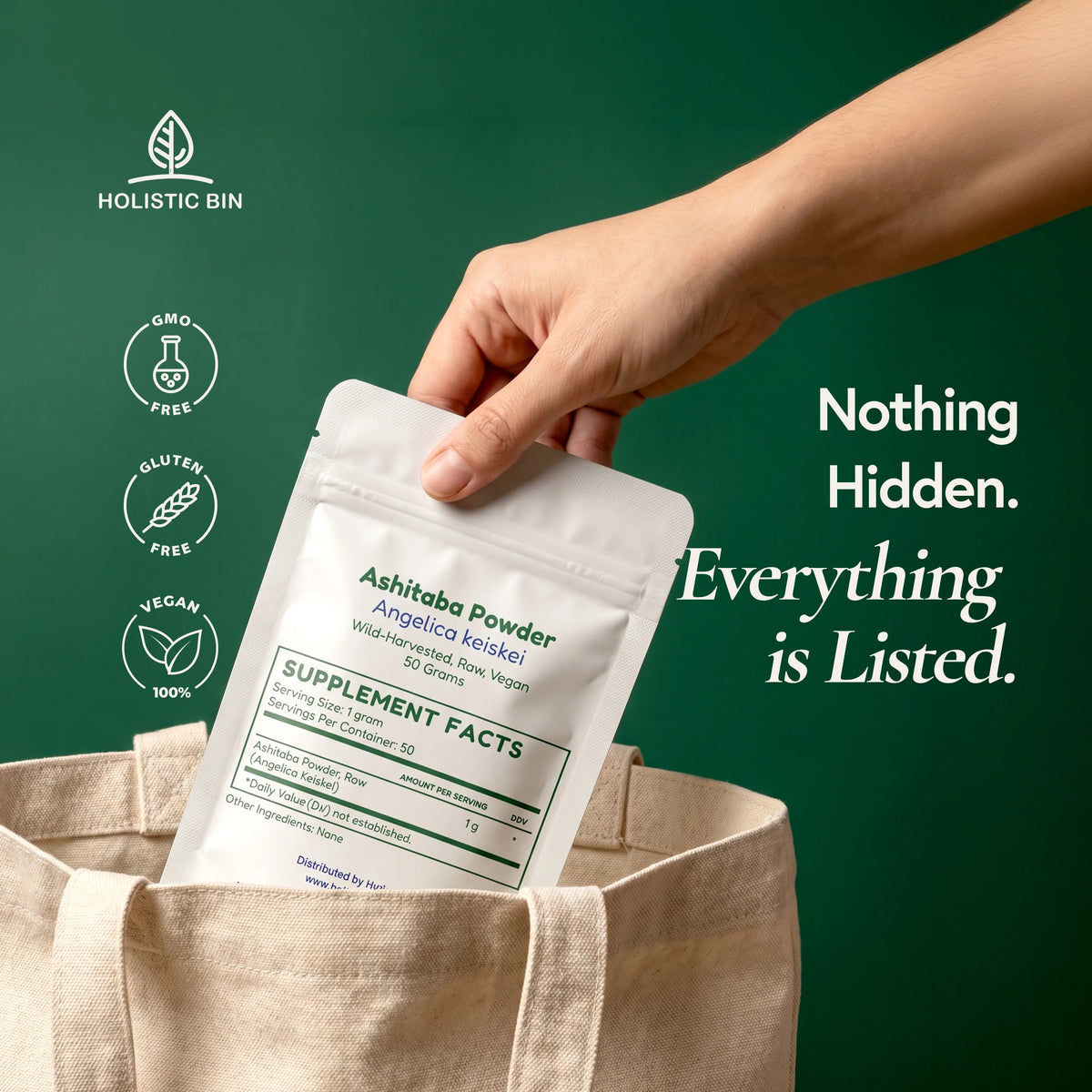 Pure Japanese Ashitaba Powder 50g