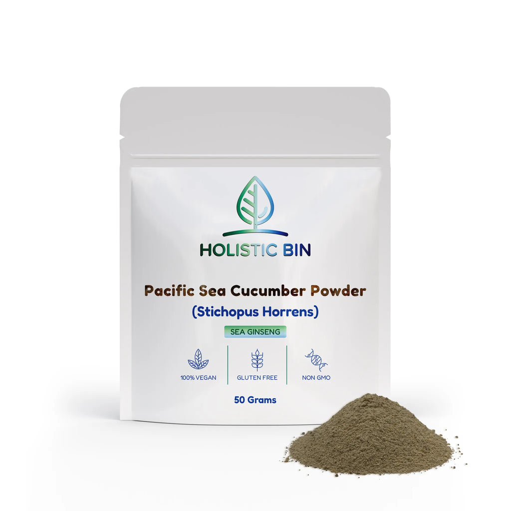 Pacific Sea Cucumber Powder (Stichopus horrens) | Namako | “Sea Ginseng” Marine Superfood | Single Ingredient Seafood Powder | Non-GMO | 50g