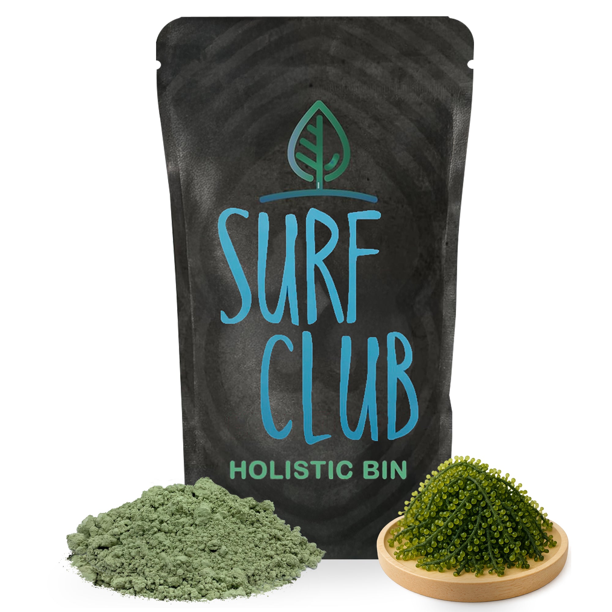 Holistic Bin Sea Grape Powder Caulerpa lentillifera 30 grams JAS Organic Okinawan seaweed powder pouch