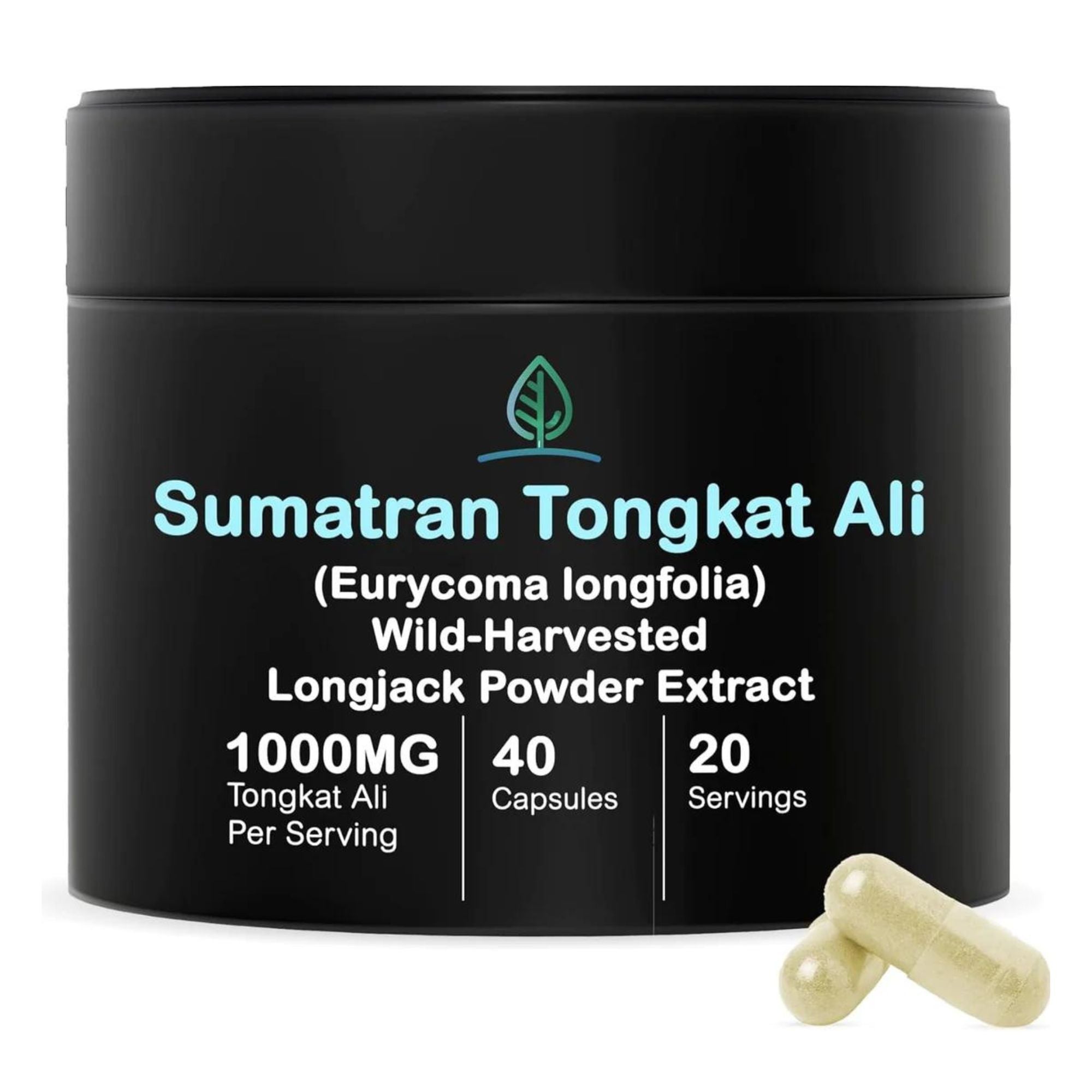 Wild-Harvested Sumatran Tongkat Ali Capsule - 40 Count