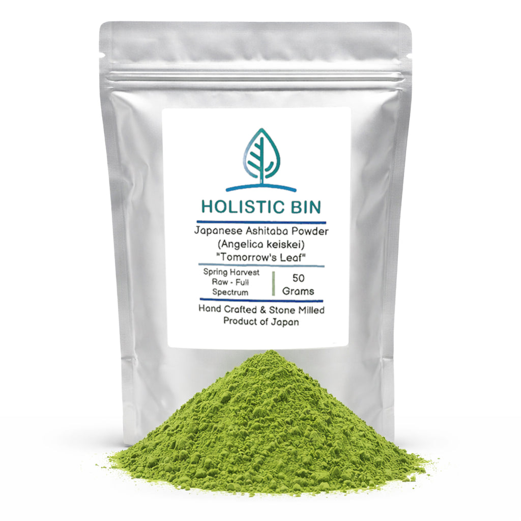 Pure Japanese ashitaba powder angelica keiskei 50g green superfood powder pouch