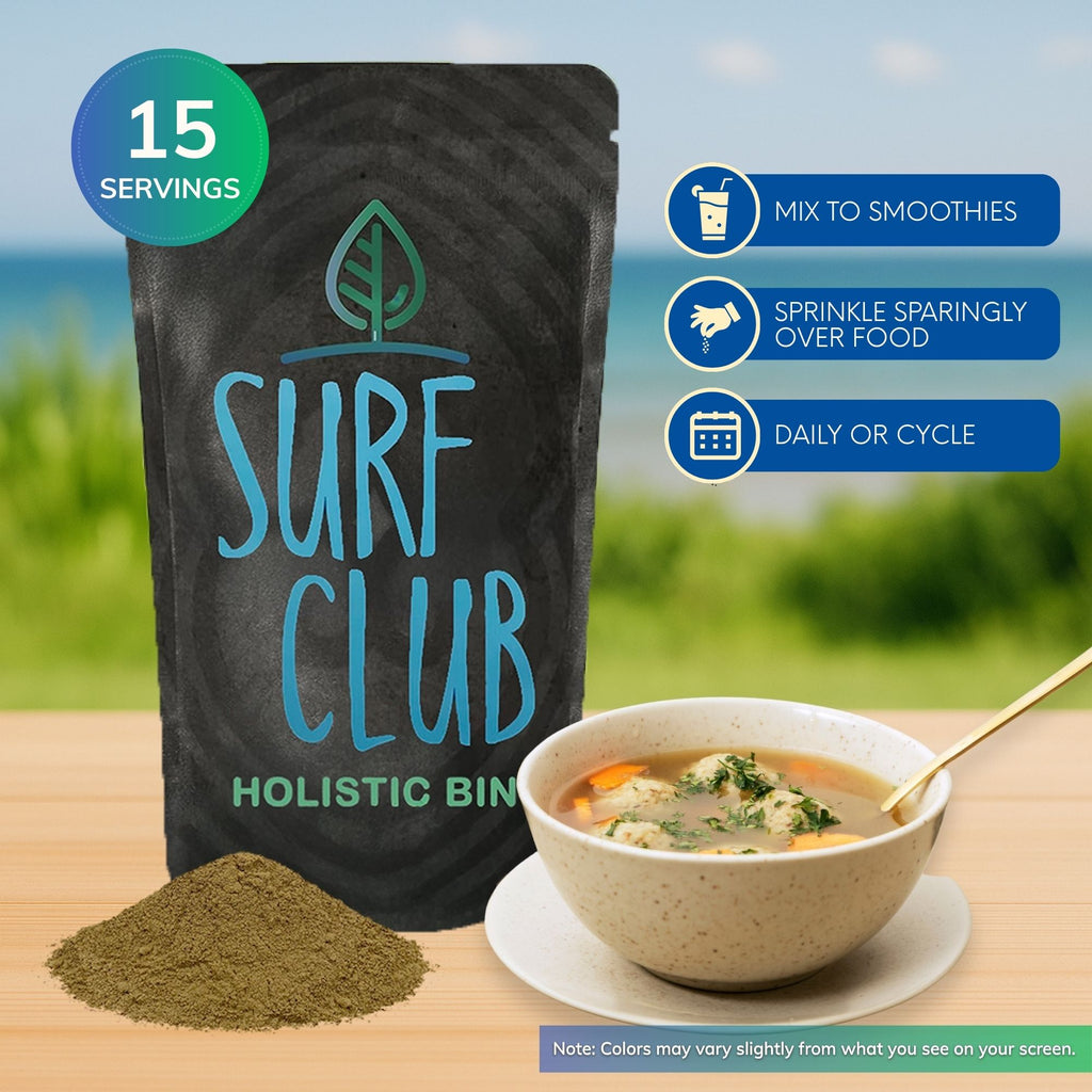 Japanese seaweed powder made from Saccharina japonica with Saccharomyces cerevisiae fermentation