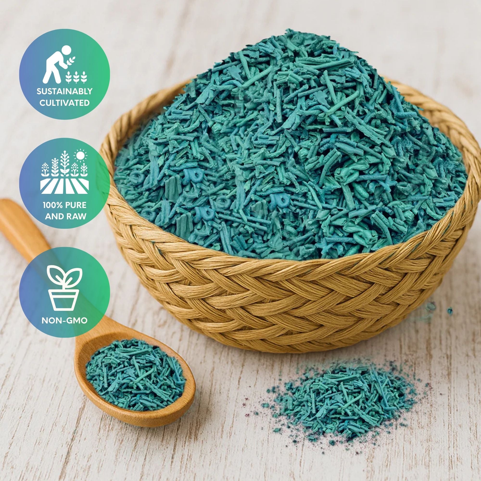Spirulina Nibs | Arthrospira Platensis Organic Superfood | 30 Grams
