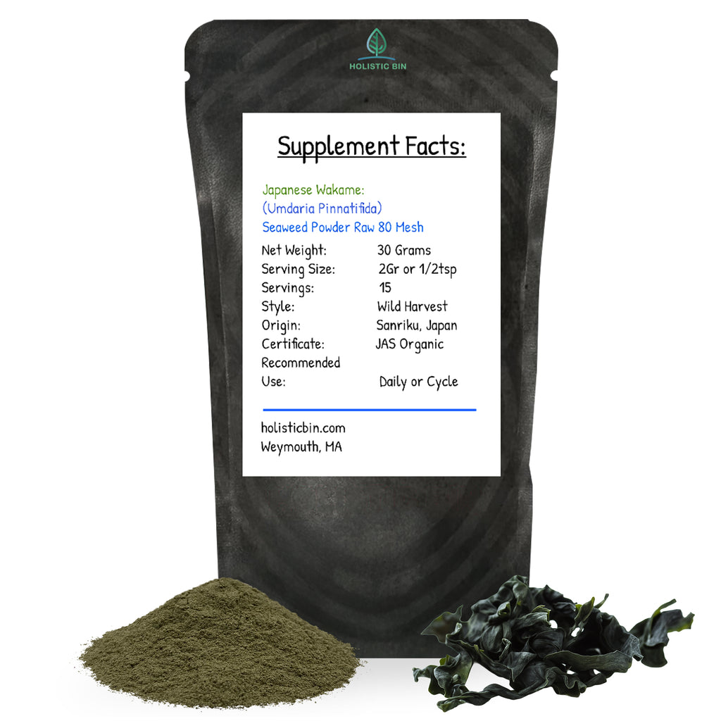 Japanese Wakame (Undaria Pinnatifida) Seaweed Powder - 30 Grams