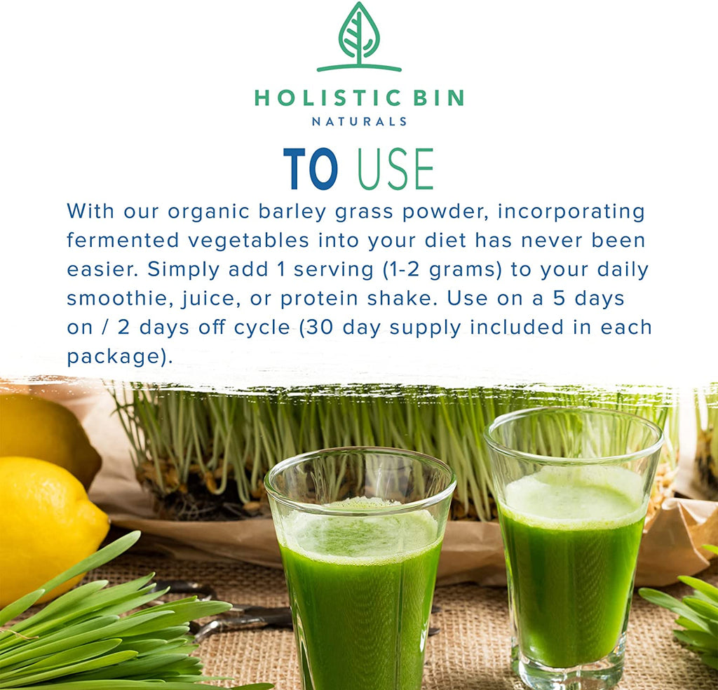 Pure Barley Grass Juice Powder - 50 Grams