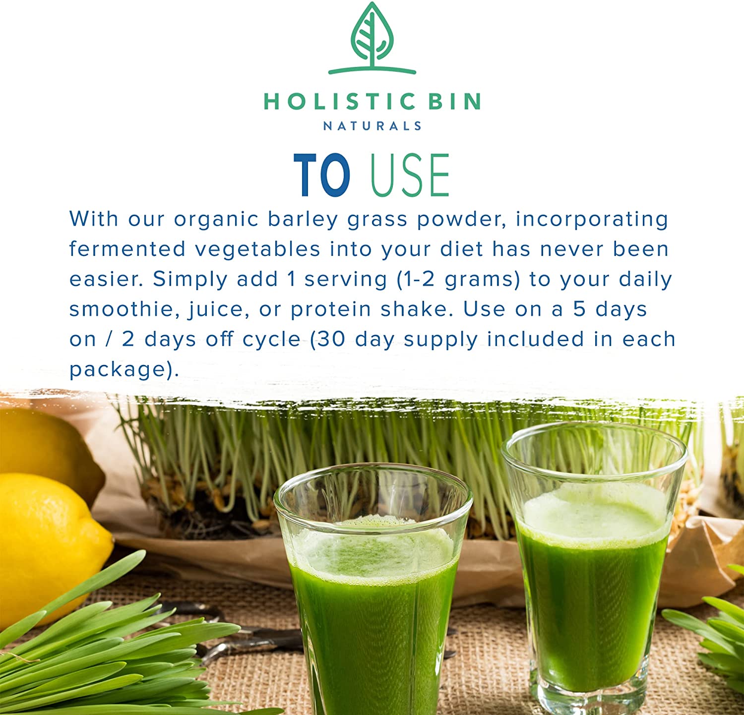 Pure Barley Grass Juice Powder - 50 Grams