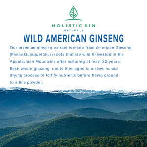 American Wild Ginseng Root Powder - 25 Grams