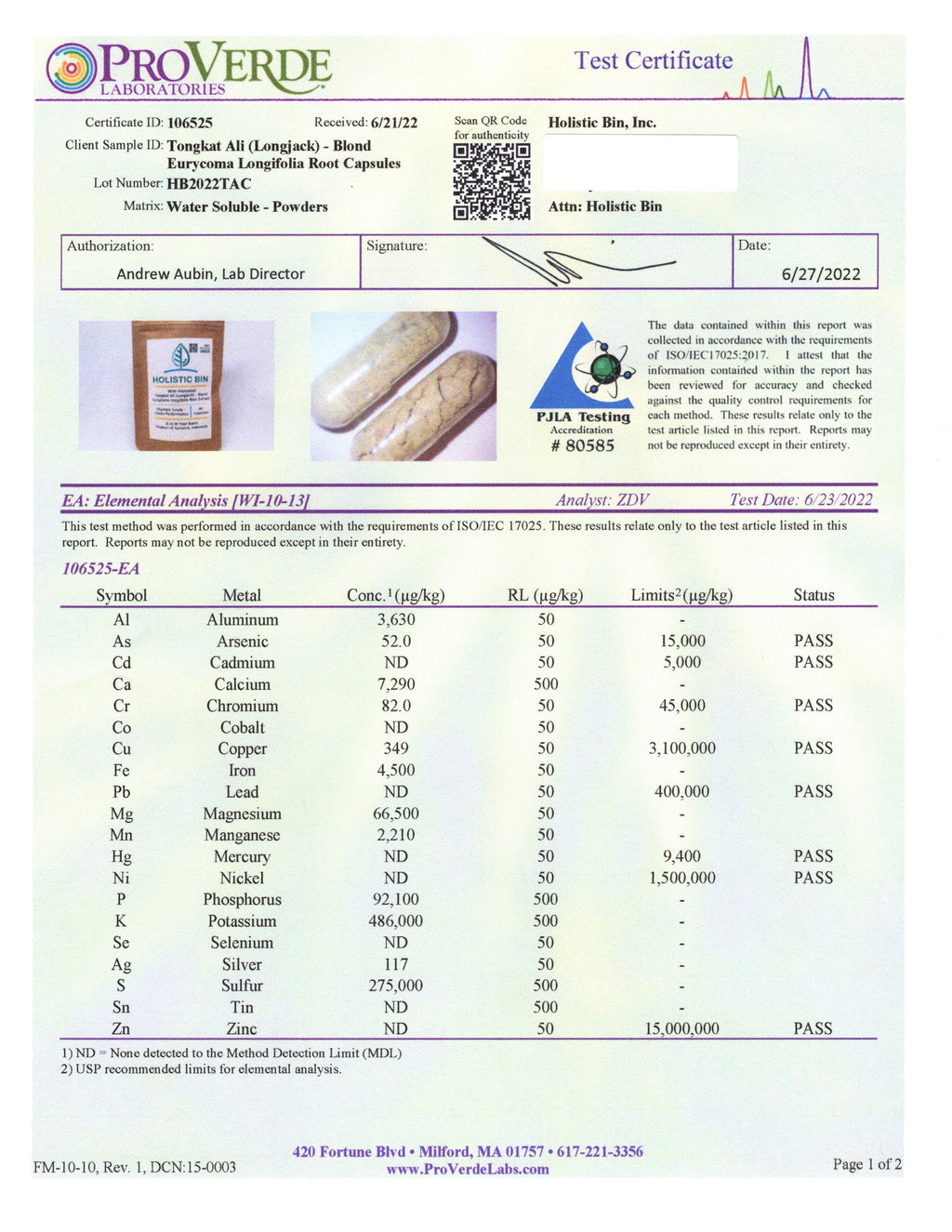 Sumatran Tongkat Ali herbal capsules with 500 mg Eurycoma longifolia root extract and no additives

